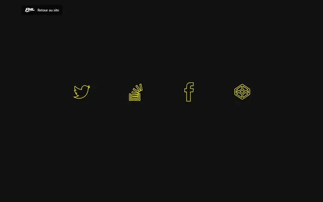 Aperçu de Social SVG Icon Hover