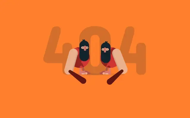 Aperçu de Caveman 404 Page