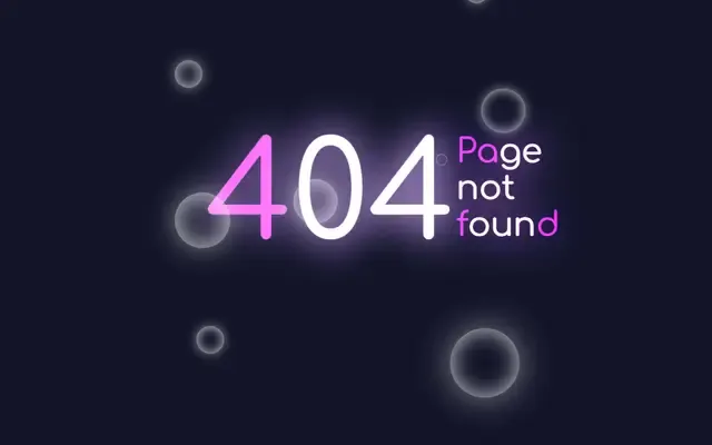 Aperçu de Custom 404 Page