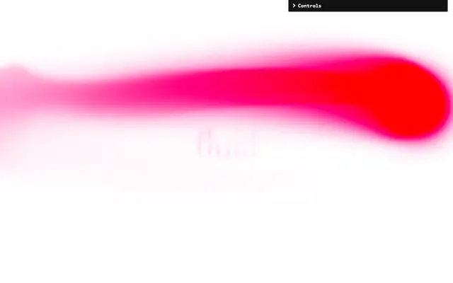 Aperçu de WebGL Fluid Simulation